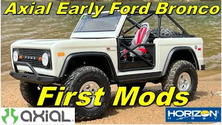 First mods for the Axial SCX10 III Early Ford Bronco