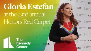 Gloria Estefan at the 43rd Kennedy Center Honors Red Carpet