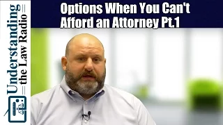 Legal Options when You Can't Afford an Attorney Pt.1 | UTLRadio.com