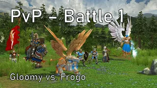 Heroes of Might and Magic 5.5 PvP Battle 1: Gloomy vs Frogo: Dungeon vs Academy