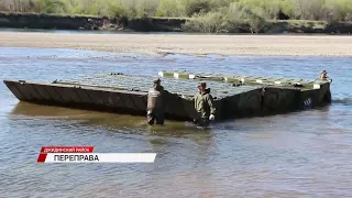 36 армия установила переправу между селами в Джидинском районе