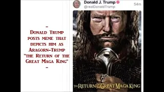 Trump Trumpets His Return As The Great MAGA King