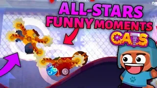 C.A.T.S ALL-STARS FUNNY MOMENTS - Best Battles Compilation (Crash Arena Turbo Stars)