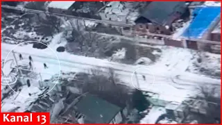 The Russians carrying weapons, ammunition to Soledar were DESTROYED along with their warehouses