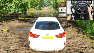 BMW X6 M - Forza Horizon 4 | Logitech g29 gameplay