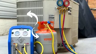 How To Properly Recover HVAC Refrigerant Into A Tank