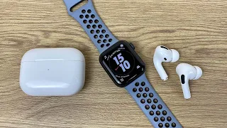 How To Connect AirPods Pro And Apple Watch Series 6 / SE