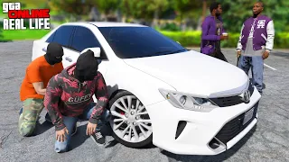 РЕАЛЬНАЯ ЖИЗНЬ В GTA 5 - ЗАКАЗНОЙ УГОН TOYOTA CAMRY!