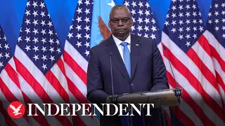 Live: US Defense secretary Lloyd Austin speaks after Nato meeting