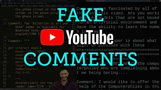 Generating Fake YouTube Comments with GPT-2