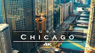 Chicago, USA 🇺🇸 - by drone [4K]