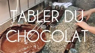 Tabler du Chocolat - recette détaillée  - pâtisserie - dessert - Albarock