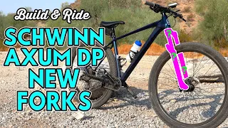 Schwinn Axum HUGE MTB UPGRADES - Forks & Hub | Budget Hardtail 29"