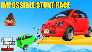 * DIFFICULT STUNT RACE * 😵‍💫 GTA 5 Online Gameplay - Black Fox Tamil Gaming