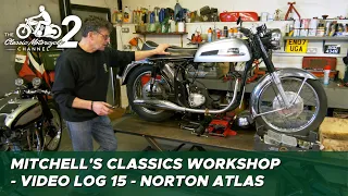 Classic Motorcycle Workshop Vlog 15 - Norton Atlas issues etc