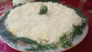 Салат ,, Мужской Каприз '' Очень Вкусный, Слоёный  Разметают Первым На Столе !