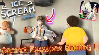 Ice Scream 7 Lis Secret (Unofficial) Escape Ending || Ice Scream 7 Escape Ending || Ice Scream 7