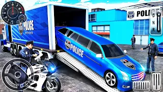 Transporting Police Car Simulator - Cargo Airplane Police Vehicle Transporter - Android GamePlay