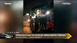 Video Amatir Pengemudi dan Penumpang Ojol Dianiaya Pemuda di Bandung - Police Line 07/08