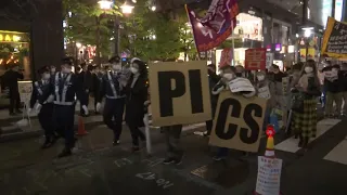 "Stop the Olympics" - Anti-Olympics protesters oppose the games as relay starts | 東京オリンピック