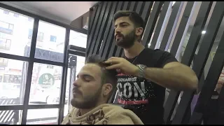 ASMR Turkish Barber Face, Head and Body Massage 244