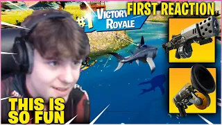 CLIX *FREAKS OUT* After Playing His First Game of Fortnite Season 3! (First Victory Royale)