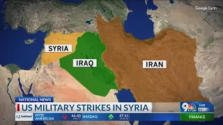 US strikes Iran-linked sites in Syria in retaliation for attacks on US troops