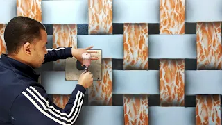 With a piece of cardboard, draw yourself the most beautiful 3D decoration