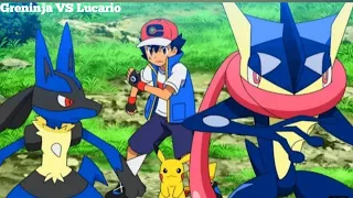"Greninja VS Lucario | Ash & Greninja Reunion「AMV」-  Pokemon Journeys Episode 108 subscribe  video