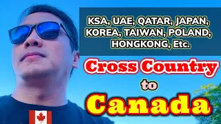 CROSS COUNTRY to CANADA #buhaycanada  #pinoycanada  #filipinocanada  #canadalife