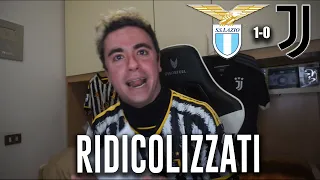 MI AVETE SULLA COSCIENZA. TRAPASSATO OGNI LIMITE. VERGOGNA EPOCALE. Lazio Juventus 1-0