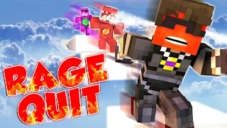 Minecraft X-RUN | ANGER FUELED RAGE QUIT! (/w Facecam!)