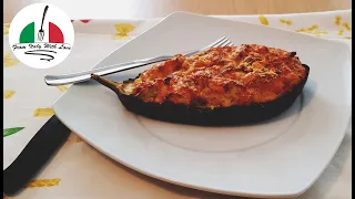 Stuffed eggplants vegetarian - italian recipe