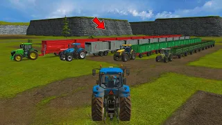 Fs 16 How To Make the 4 Longest Trali ? Farming Simulator 16 Gameplay ! timelapse #fs16