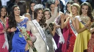 Crowning Moment Miss Universe 2013 María Gabriela Isler