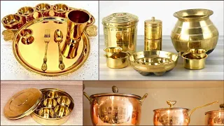 Dmart Copper/brass kitchen & cookware collection, spice & storage containers, steel items & crockery