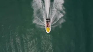 Jetski in Turkey by drone