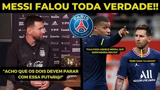 FINALMENTE MESSI FALA SOBRE MBAPPÉ E NEYMAR APÓS TRETA!