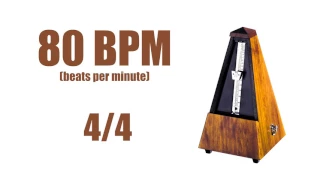 80 BPM Metronome 4/4 – Best Online Metronome 80 Beats Per Minute