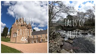 Banchory Crathes Castle  Falls Of Feugh Scotland 4K April 2019