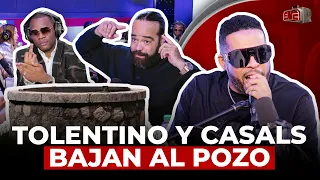 TOLENTINO Y CASALS BAJAN AL POZO CON JULIAN ORO DURO. DESACATO TOTAL