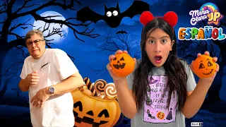 Maria Clara y JP hacen compras de Halloween