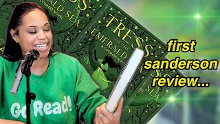 I Read a Brandon Sanderson Book for the First Time; This is My Review - Tress of the Emerald Sea