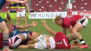 (HD) Singapore 7s | Russia v Hong Kong | Pool A | Full Match Highlights | Rugby Sevens