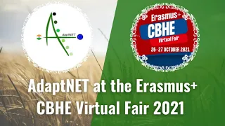 AdaptNET at the Erasmus + CBHE virtual fair 2021