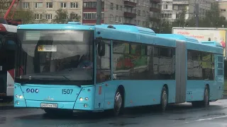 "Новый лазурный МАЗ!" Автобус МАЗ-216 №1507