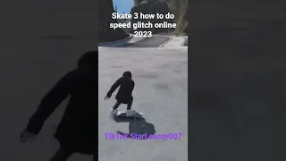 Skate 3 how to do backwards man/female speed glitch online 2023 #skate