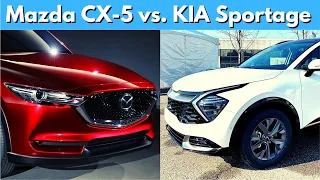 2023 Kia Sportage and 2023 Mazda CX-5 | Face 2 Face