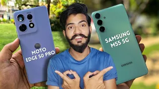Moto Edge 50 Pro 5G vs Samsung Galaxy M55 5G Comparison