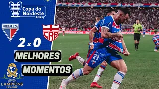 Fortaleza 2 x 0 CRB | Melhores Momentos (COMPLETO) | Copa do Nordeste 2024